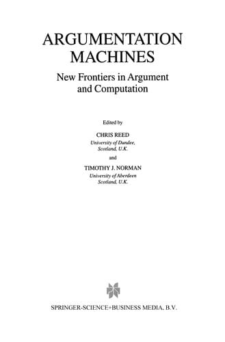 Argumentation Machines