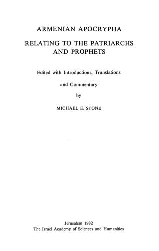 Armenian apocrypha