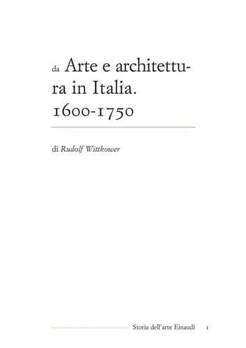 Arte e architettura in Italia