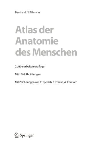 Atlas der Anatomie des Menschen