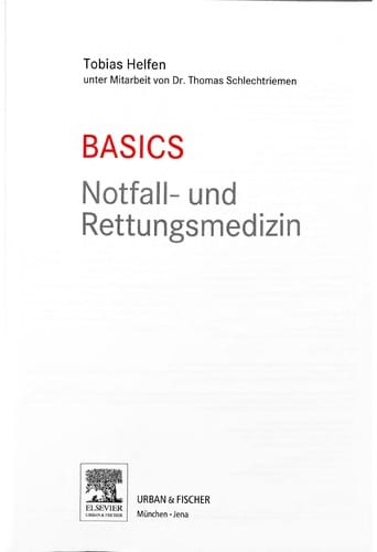 Basics Notfall- und Rettungsmedizin