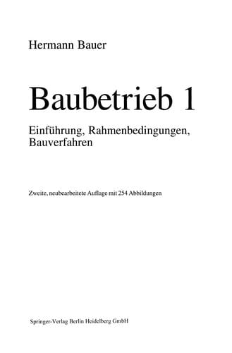 Baubetrieb 1