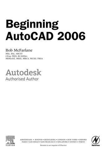 Beginning AutoCAD 2006