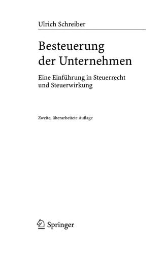 Besteuerung der Unternehmen