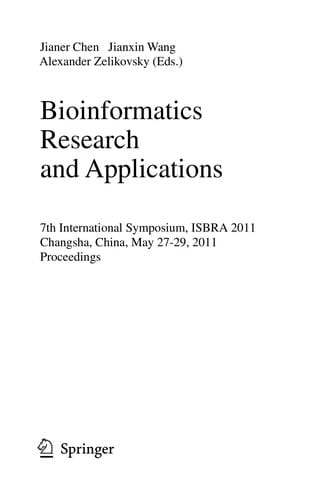 Bioinformatics Research and Applications