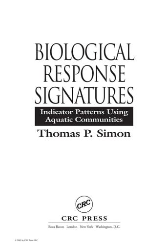 Biological response signatures