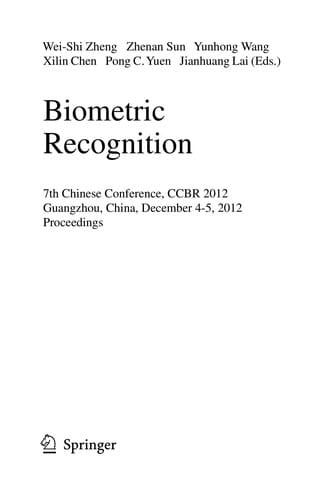 Biometric Recognition