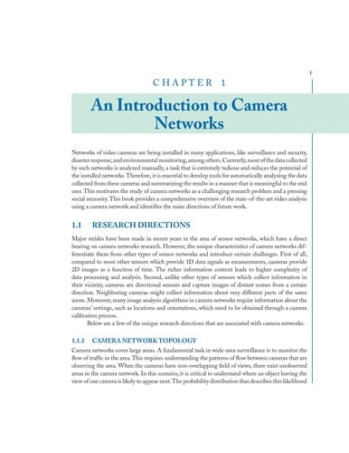 Camera networks