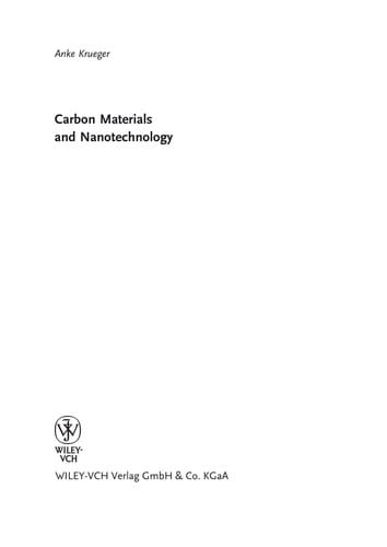 Carbon materials and nanotechnology