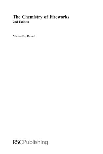 The chemistry of fireworks