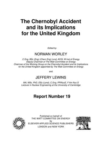 The Chernobyl accident and its implications for the United Kingdom