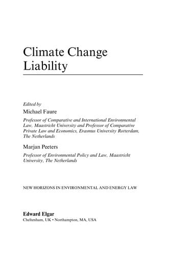 Climate change liability