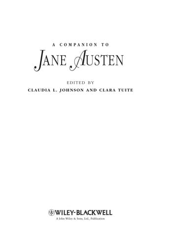 A companion to Jane Austen