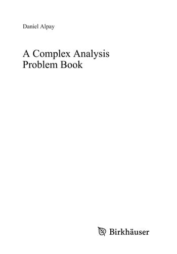 A complex analysis problem book