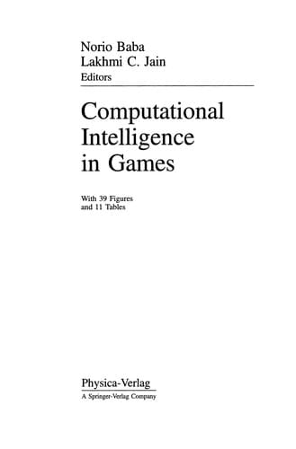 Computational Intelligence in Games