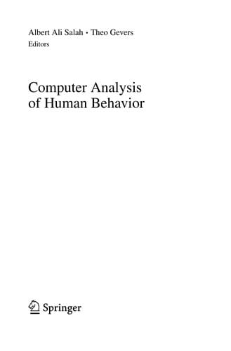 Computer Analysis of Human Behavior
