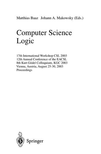 Computer science logic