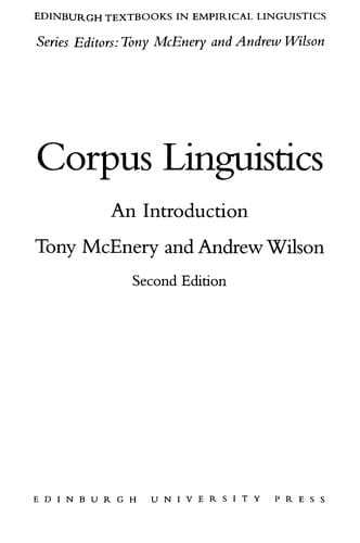 Corpus linguistics