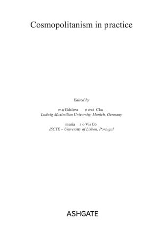 Cosmopolitanism in practice