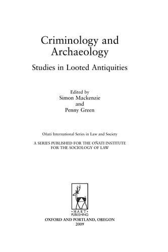 Criminology and archaeology