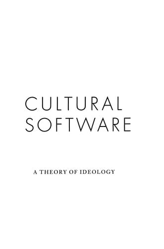 Cultural software