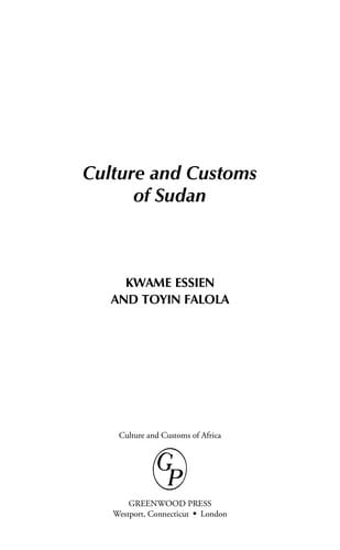 Culture and customs of Sudan