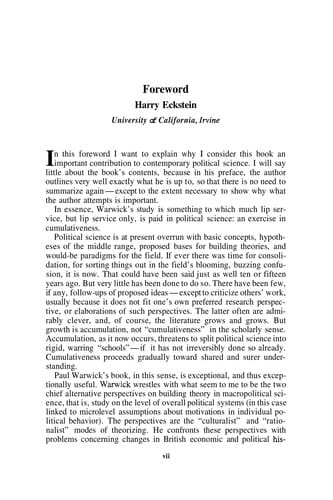 Culture, structure, or choice?