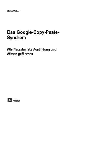 Das Google-Copy-Paste-Syndrom