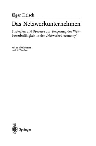 Das Netzwerkunternehmen