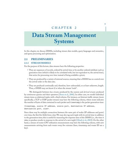 Data stream management
