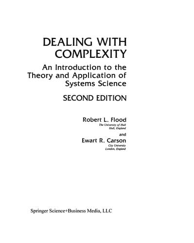 Dealing with Complexity