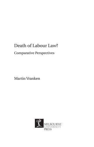 Death of labour law