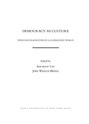 Democracy as culture