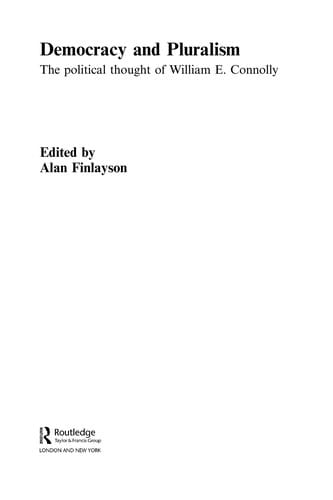 Democracy and pluralism