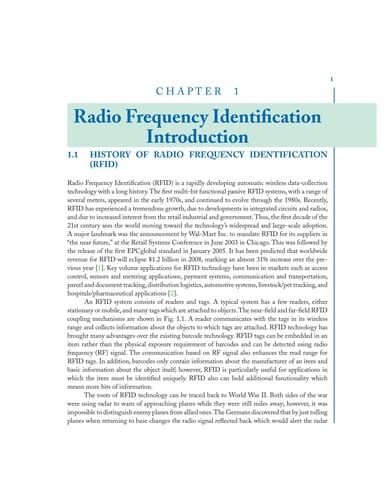 Design and development of radio frequency identification (RFID) and RFID-enabled sensors on flexible low cost substrates