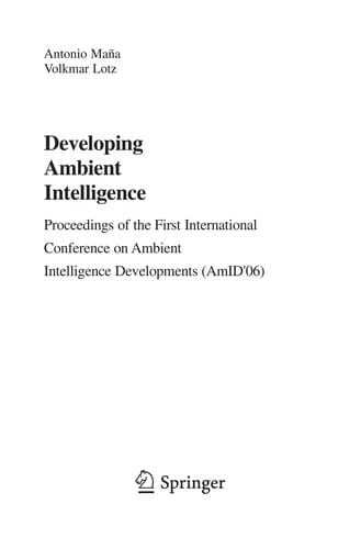 Developing Ambient Intelligence