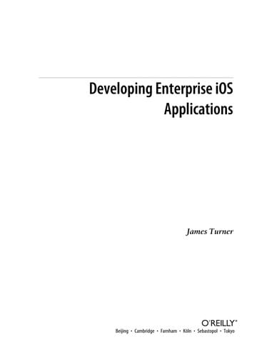 Developing enterprise iOS applications