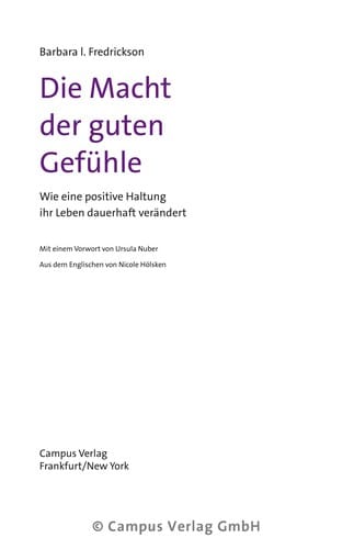 Die Macht der guten Gefühle