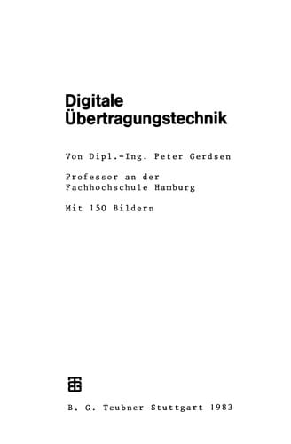 Digitale Übertragungstechnik