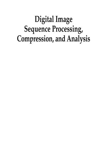 Digital image sequence processing, compression, and analysis