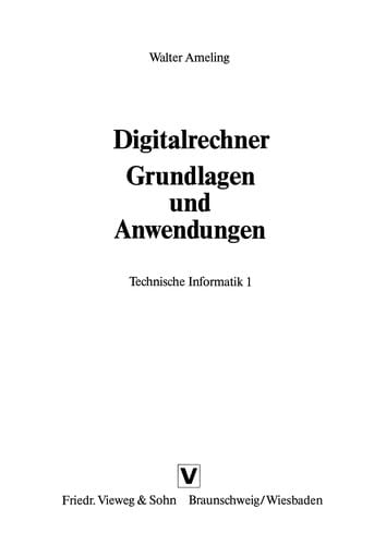 Digitalrechner Grundlagen und Anwendungen