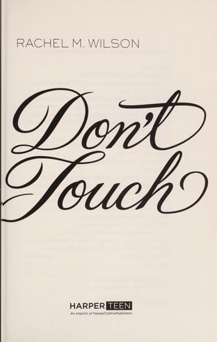 Don't touch