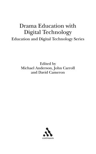 Drama education with digital technology