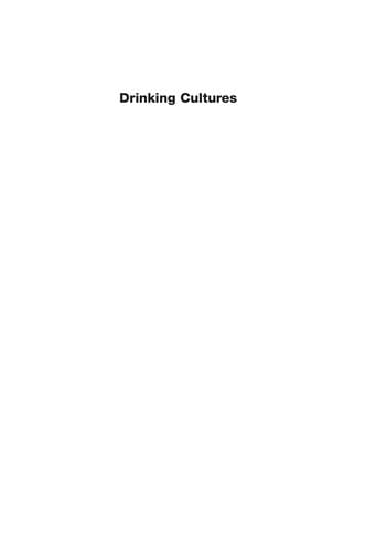 Drinking cultures