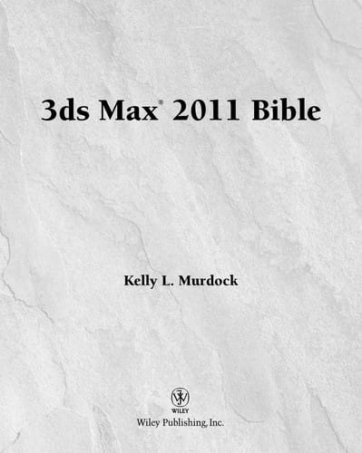 3ds max 2011 bible