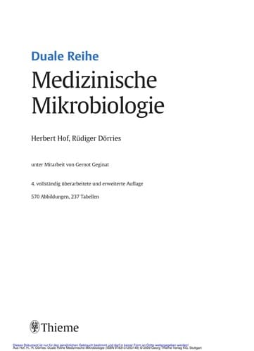 Medizinische Mikrobiologie