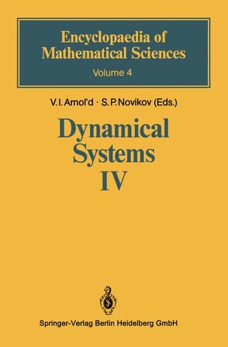 Dynamical Systems IV