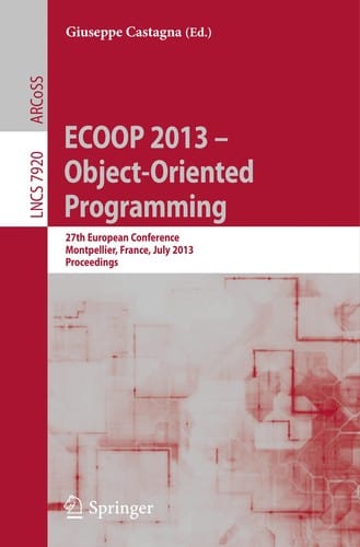 ECOOP 2013 – Object-Oriented Programming