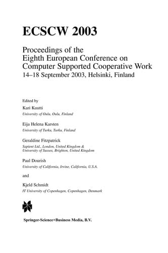 ECSCW 2003
