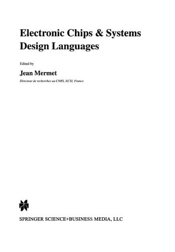 Electronic Chips & Systems Design Languages